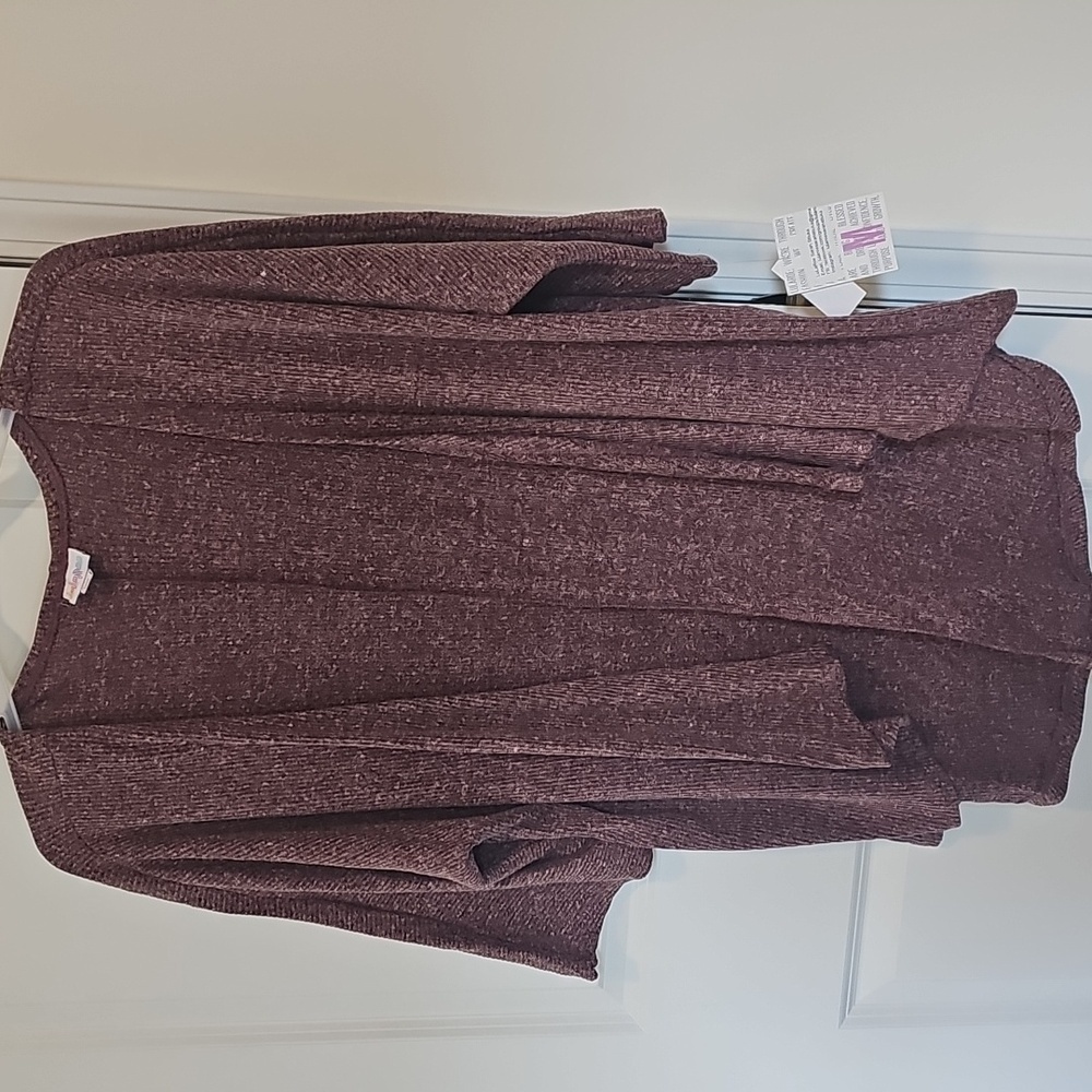 Lularoe Tracy Cardigan-Red-Medium‎